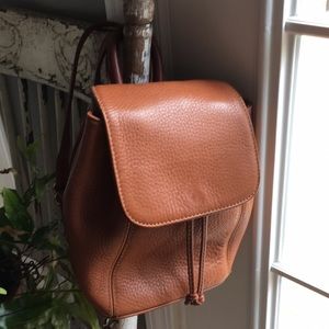 Coach Leather Backpack Brown Vintage Purse
